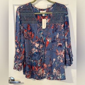 Vintage America Size XL NWT Floral